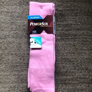 ☀️ 3/$10 -2 pairs Women’s Pink OTC Powersox all sport socks (see description)